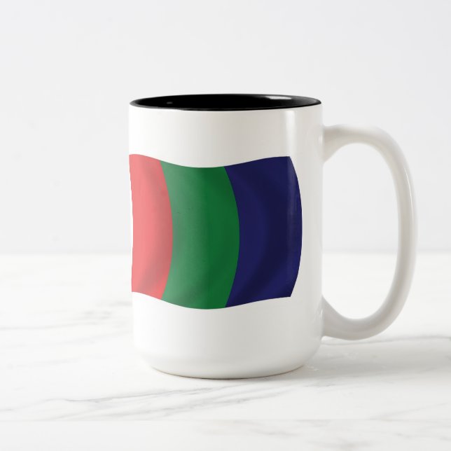 Café Em Dois Tons Caneca da Bandeira de Marte (Direita)