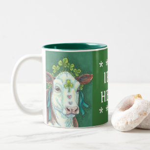 Café Em Dois Tons CANECA da BEZERRA do DIA de ST PATRICK irlandês d