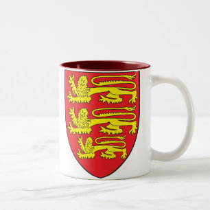 Café Em Dois Tons Caneca da brasão de Inglaterra