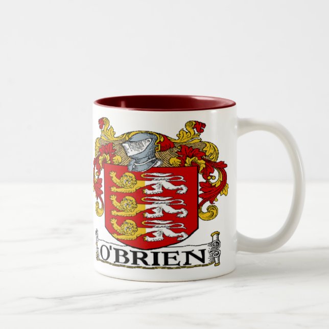 Café Em Dois Tons Caneca da brasão de O'Brien (Direita)