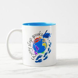 Café Em Dois Tons Caneca da Caminhada Mundial pela Vida de 2026