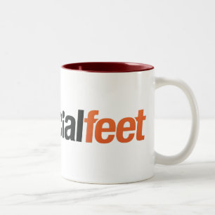 Café Em Dois Tons Caneca da campainha de SocialFeet