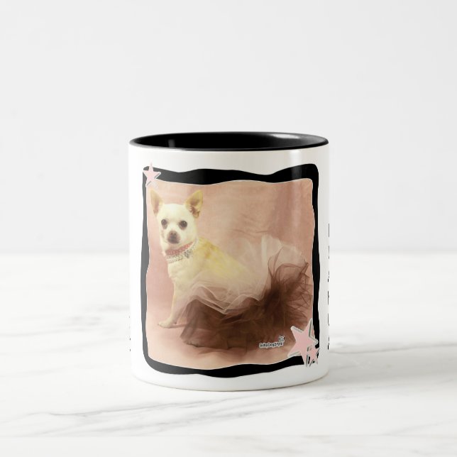 Café Em Dois Tons Caneca da chihuahua de Hollywood (Centro)