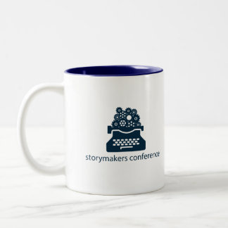 Café Em Dois Tons Caneca da conferência de Storymakers