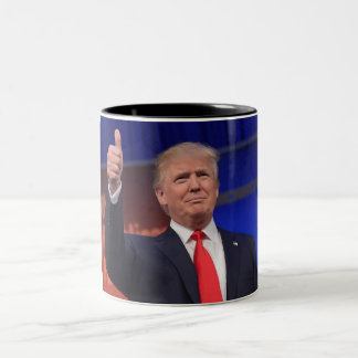 Café Em Dois Tons Caneca da eleição 2016 de Donald Trump