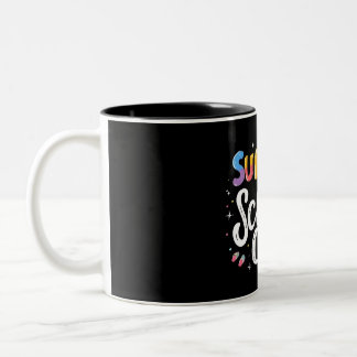 Café Em Dois Tons Caneca da Equipe da Escola de Verão – Presente Div