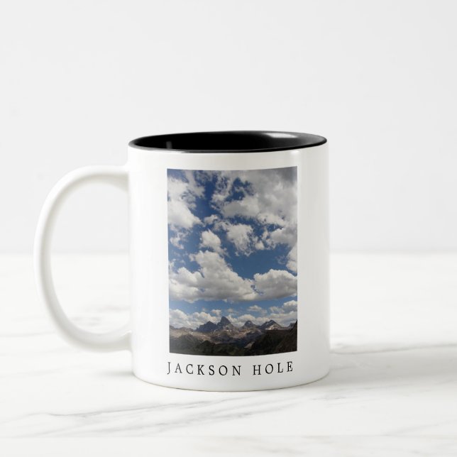 Café Em Dois Tons Caneca da escala de Teton (Esquerda)