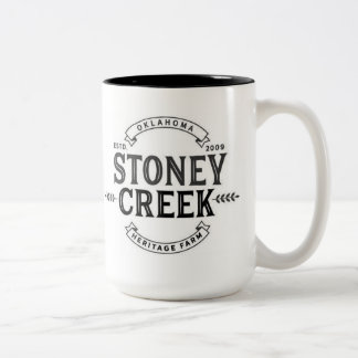 Café Em Dois Tons Caneca da fazenda 15oz da herança da angra de