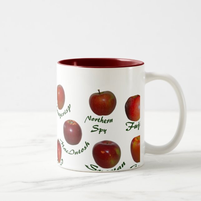 Café Em Dois Tons Caneca da identificação de Apple (Direita)