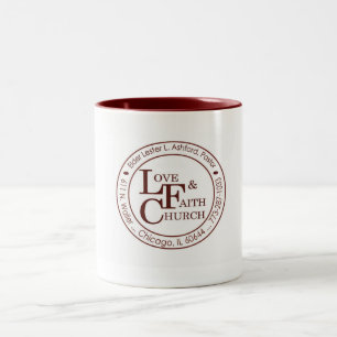 Café Em Dois Tons Caneca da igreja de LFC