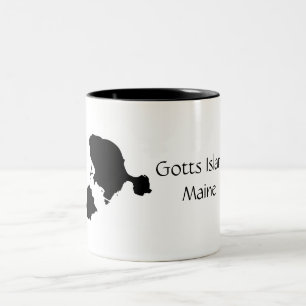 Café Em Dois Tons Caneca da ilha de Gotts