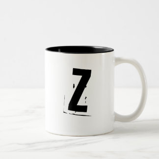 Café Em Dois Tons Caneca da inicial/monograma de "Z"