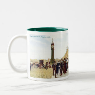 Café Em Dois Tons Caneca da lembrança de Weymouth