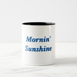 Café Em Dois Tons Caneca da luz do sol de Mornin