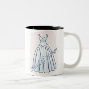Café Em Dois Tons Caneca da madrinha de casamento