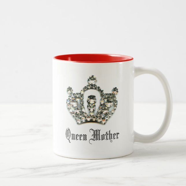 Café Em Dois Tons Caneca da mãe de rainha (Direita)