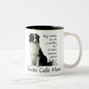Café Em Dois Tons Caneca da mamã de border collie