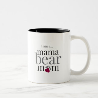 Café Em Dois Tons Caneca da mamã de Mamabear