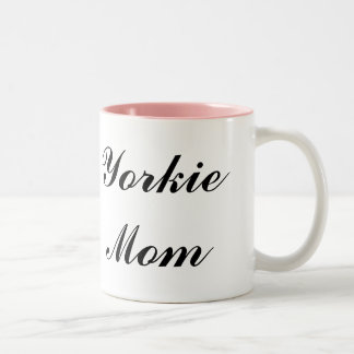 Café Em Dois Tons Caneca da mamã de Yorkie