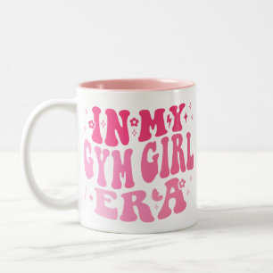 Café Em Dois Tons Caneca da Minha Era de Garota de Academia - Presen