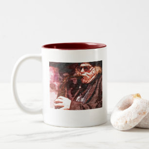 Café Em Dois Tons Caneca da orquestra da loucura do alto do Cole de