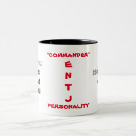 Café Em Dois Tons Caneca da personalidade de ENTJ