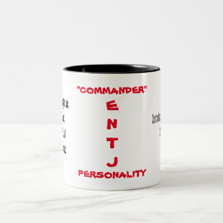 Café Em Dois Tons Caneca da personalidade de ENTJ
