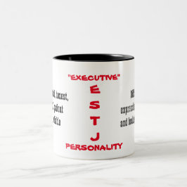 Café Em Dois Tons Caneca da personalidade de ESTJ