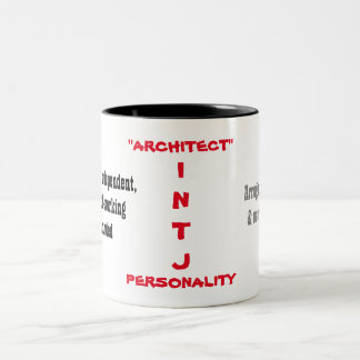 Café Em Dois Tons Caneca da personalidade de INTJ