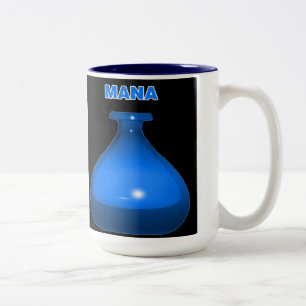 Café Em Dois Tons Caneca da poção de Mana