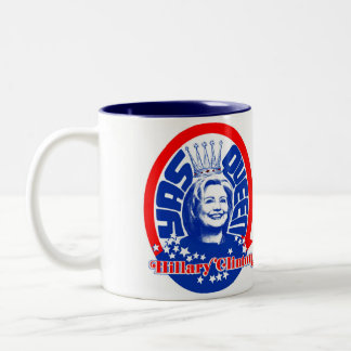 Café Em Dois Tons Caneca da rainha de Hillary Clinton Yas