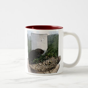 Café Em Dois Tons Caneca da ratazana de pradaria