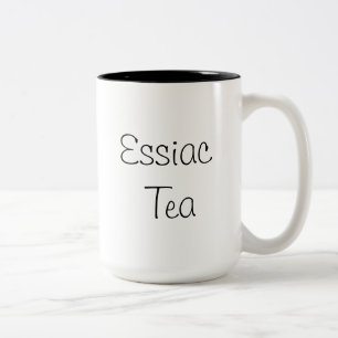 Café Em Dois Tons Caneca da receita do chá de Essiac