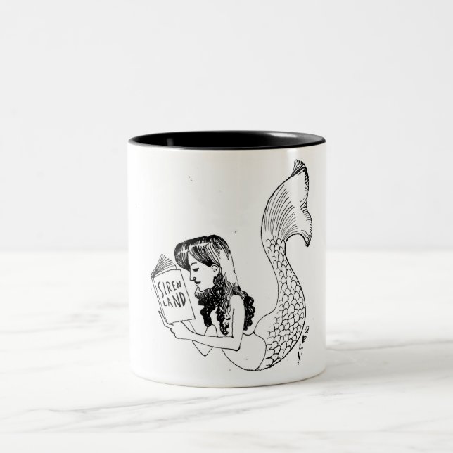 Café Em Dois Tons Caneca da sereia de Sirenland (Centro)