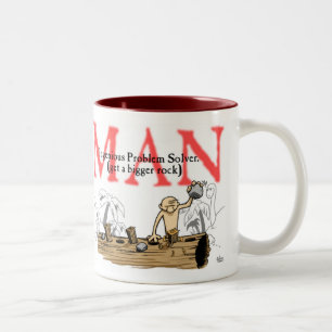 Café Em Dois Tons Caneca da série do HOMEM - agente de resolução