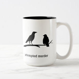 Café Em Dois Tons Caneca da tentativa de assassínio