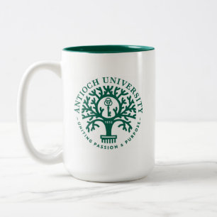 Café Em Dois Tons Caneca da universidade de Antioch