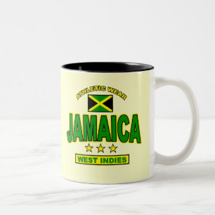 Café Em Dois Tons Caneca das caraíbas de Jamaica