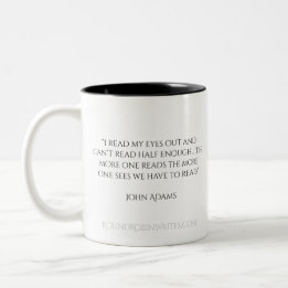 Café Em Dois Tons Caneca das citações de John Adams