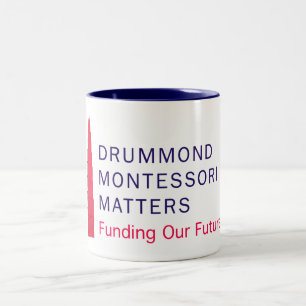 Café Em Dois Tons Caneca das matérias de Drummond Montessori