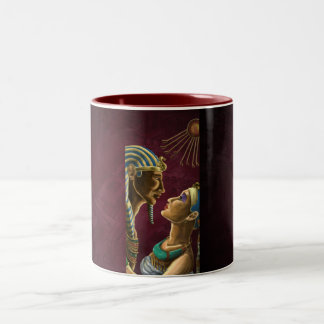 Café Em Dois Tons Caneca das portas de Akhetaten (nenhum texto)