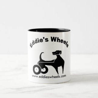 Café Em Dois Tons Caneca das rodas de Eddie