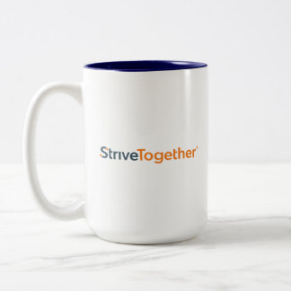 Café Em Dois Tons Caneca de 13oz - Interior Azul