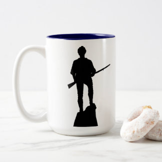 Café Em Dois Tons Caneca de 450ml da Estátua do Capitão Parker
