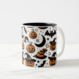 Café Em Dois Tons Caneca de Abóbora Spooky