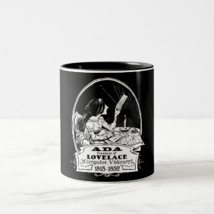 Café Em Dois Tons Caneca de Ada Lovelace Bicentennary