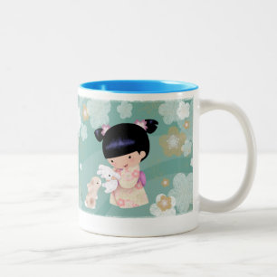 Café Em Dois Tons Caneca de Akemi
