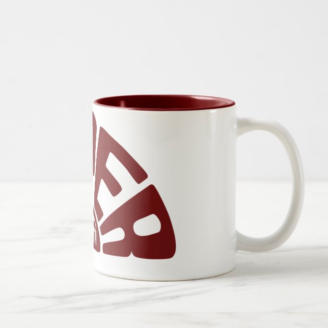 Café Em Dois Tons Caneca de alta fidelidade super vermelha (Direita)