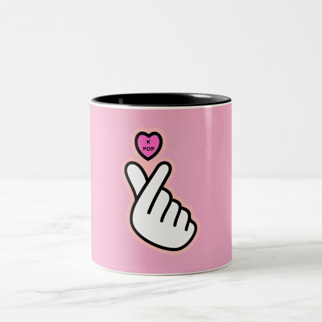 Café Em Dois Tons Caneca de amor de pop (Centro)