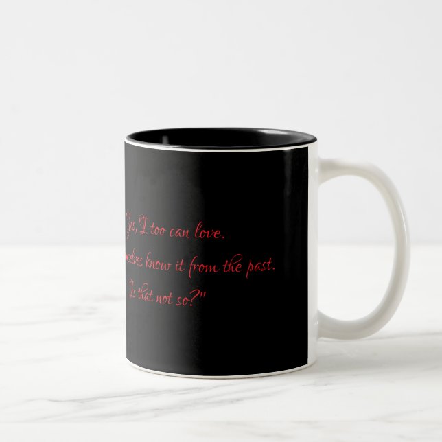 Café Em Dois Tons Caneca de Amor Drácula (Direita)